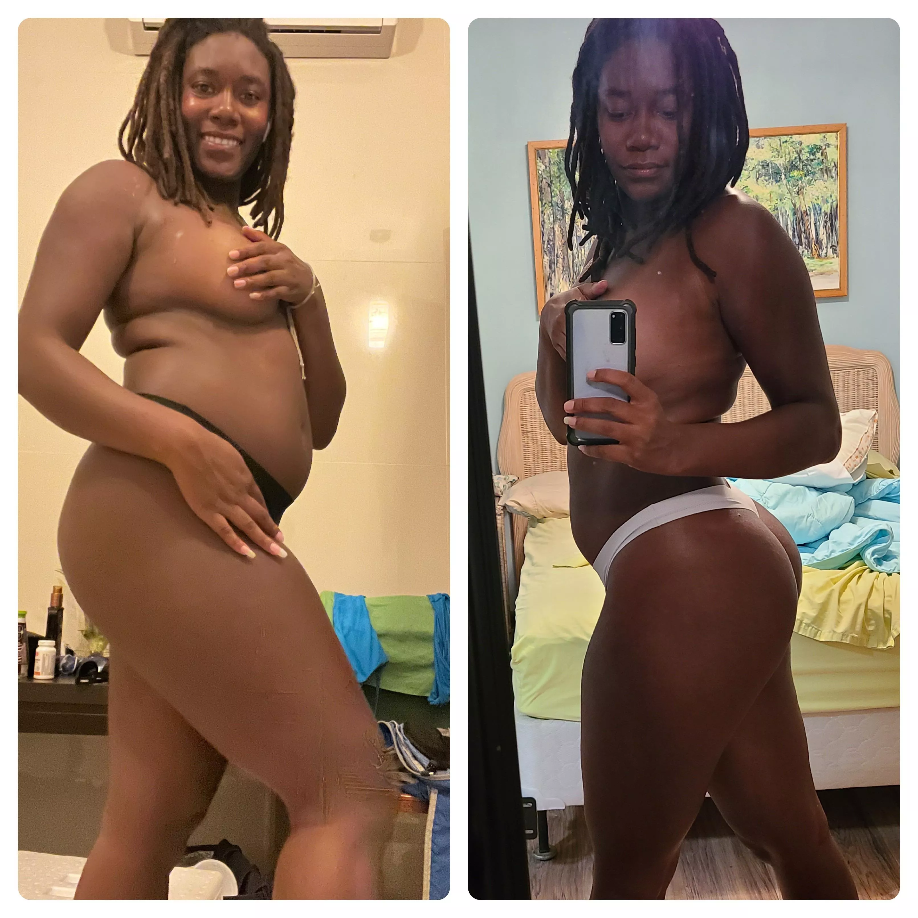 One year later and 100lbs heavier ❤️ posted by pitten-