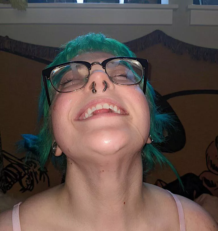 oops i got cum all over my glasses 😩 posted by betterlookalive_