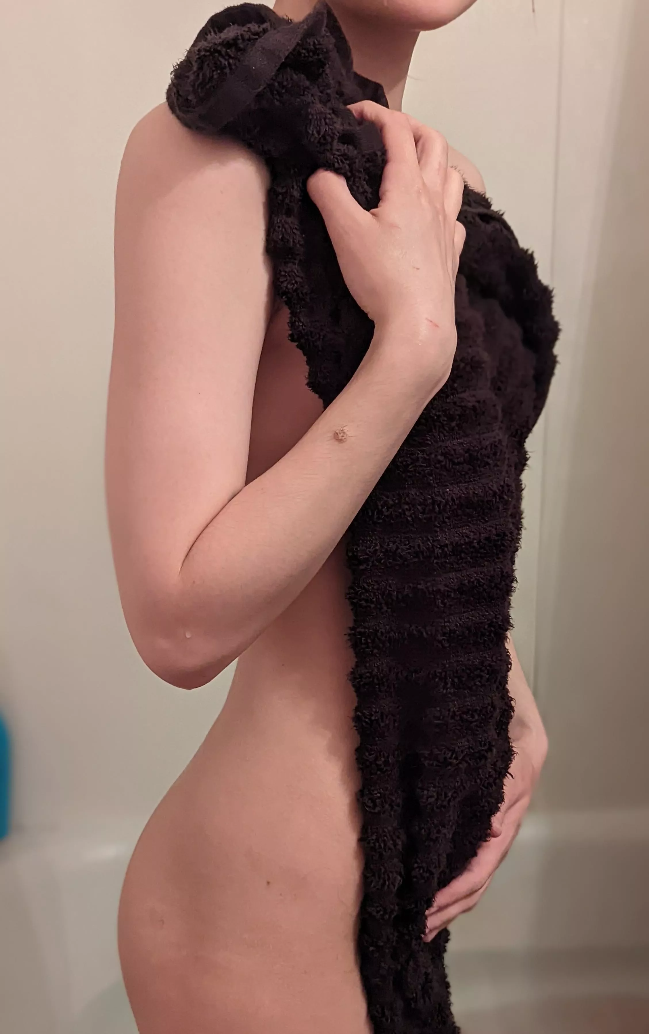 oops it looks like you caught me in your shower 👉👈 posted by iambatmansbff