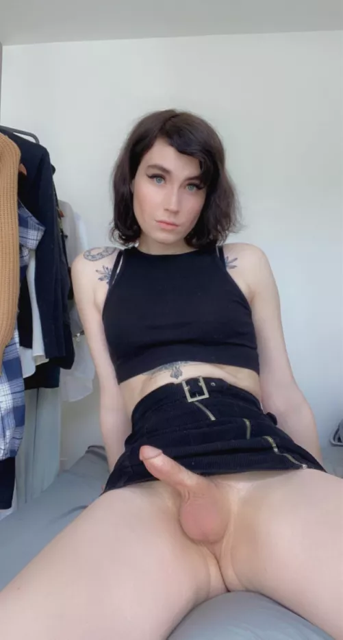 Oops my skirts too small by Eden_Goddess