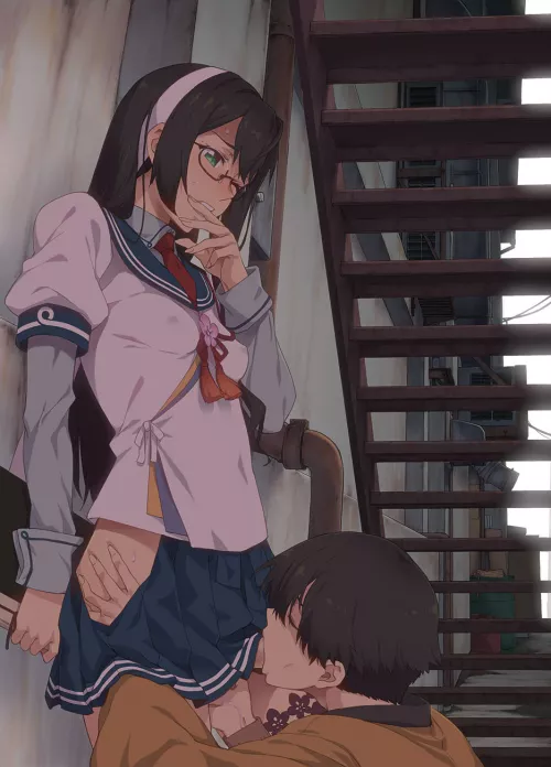 Ooyodo Shore Leave Relief (Takemura Sessyu) [Kantai Collection] by sequence_string