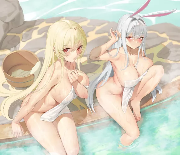 Open-air bath [Artist's Original] by x54dc5zx8