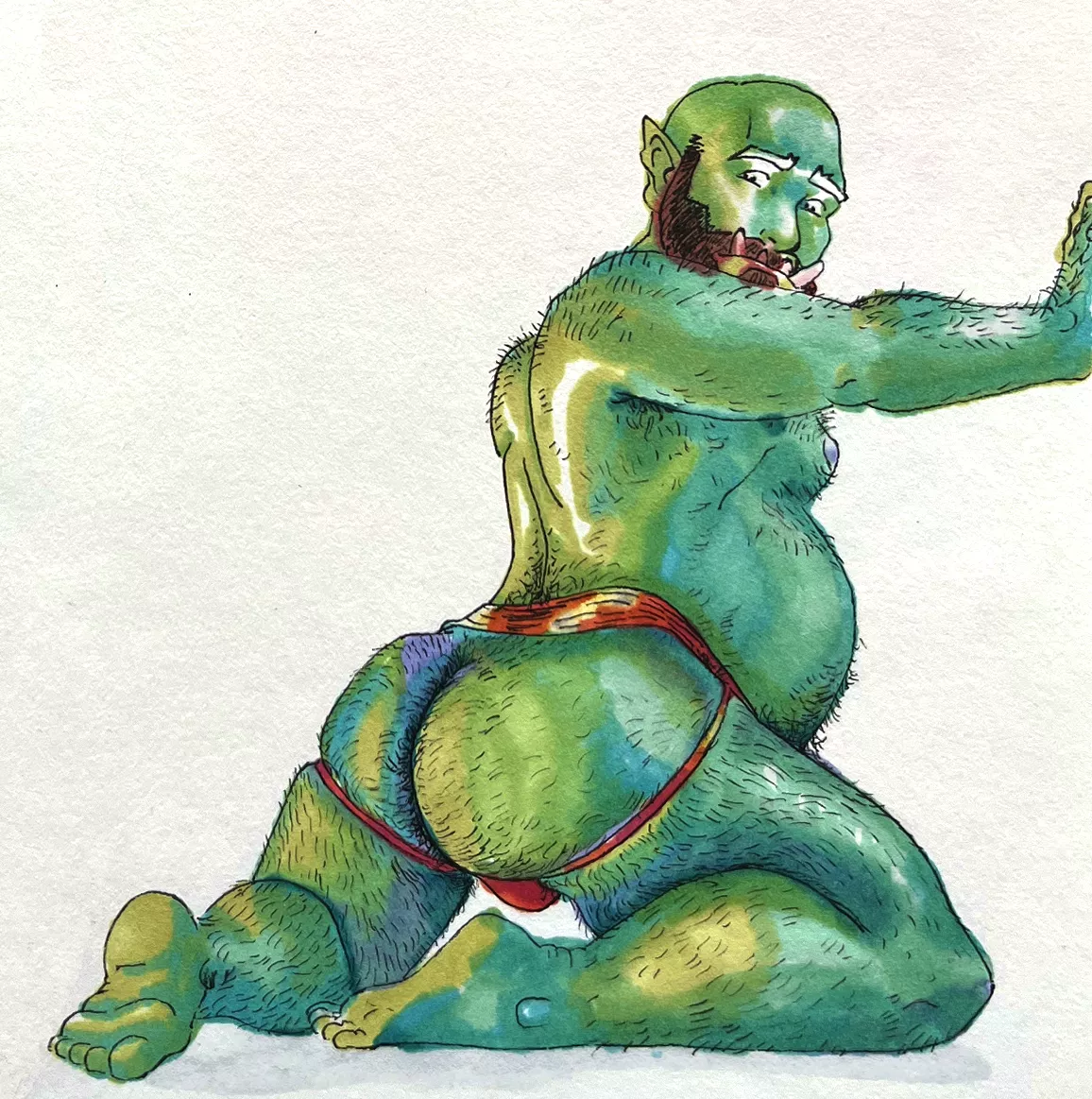 Orc Booty posted by yamjuices