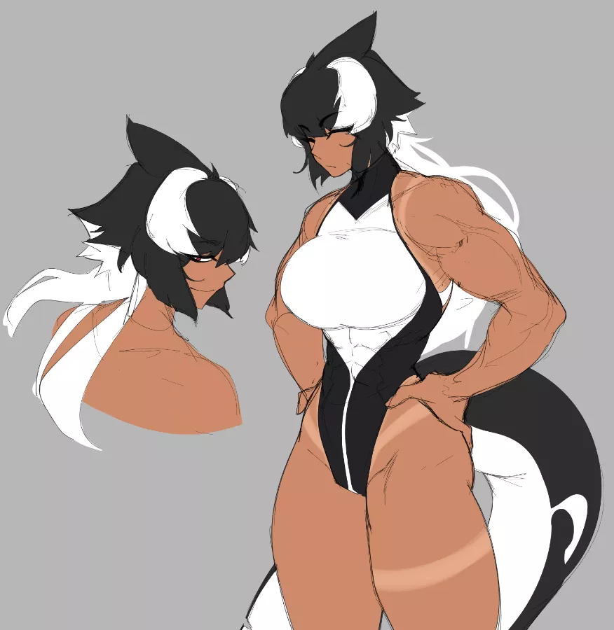 Orca lady(@LyukaArt) posted by TheTMoneyMan