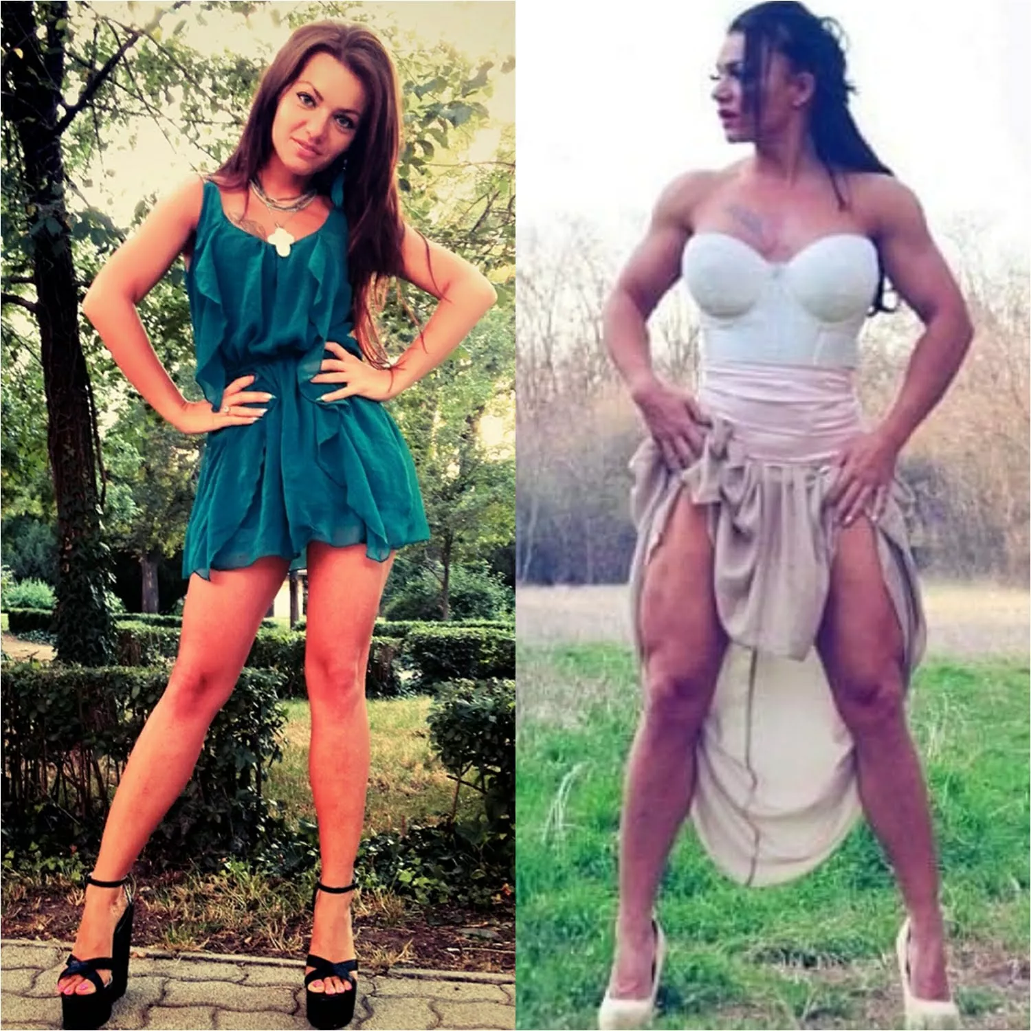 Orsi Trucza, Hungarian Female body builder 4 years transformation posted by truczat