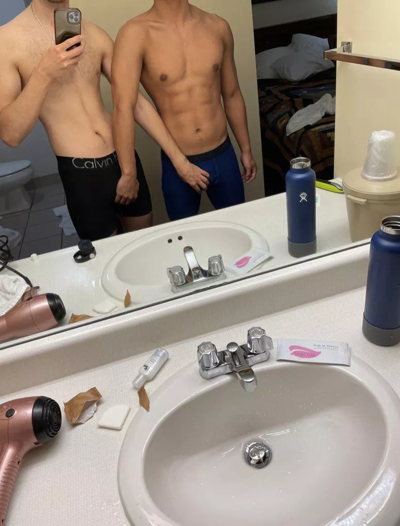 Our coach put us in same room for our away game 😈⚽️ (20’s) posted by Bros_with_benefits