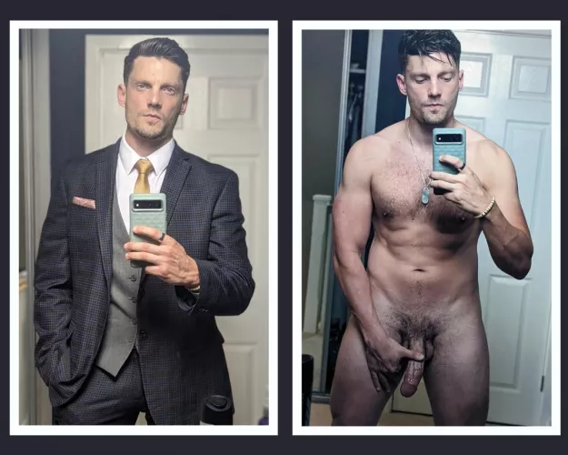 Our wedding day Vs Our wedding night by No_Post8064