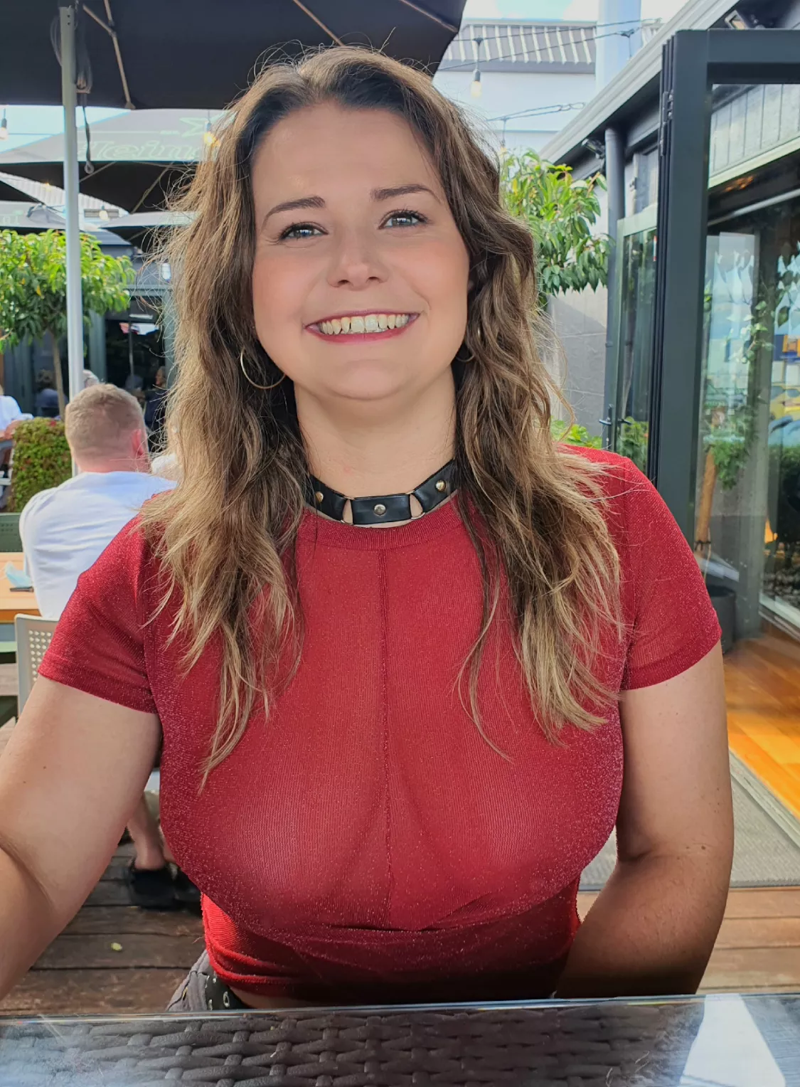 Out for a drink. posted by PerkyKatherine