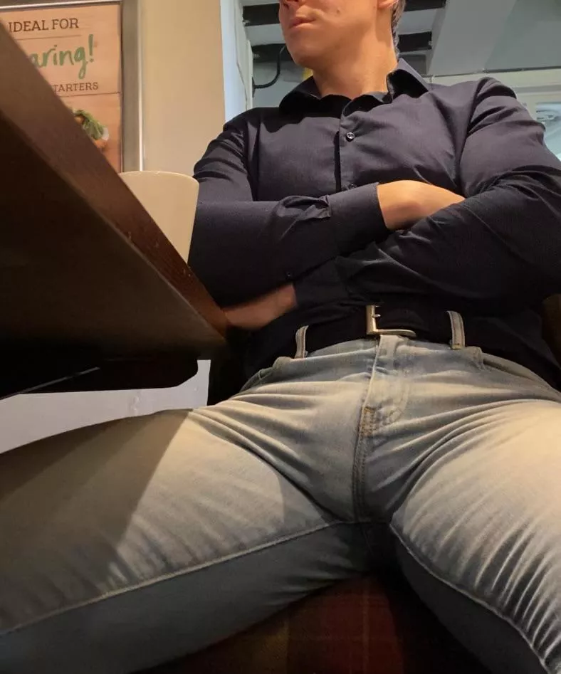 Out for Sunday lunch. I enjoy wearing nice fitting jeans! posted by Bob_Shaft_