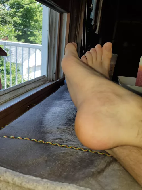 out of the shower, into the sun 🌞 by SpunkySole