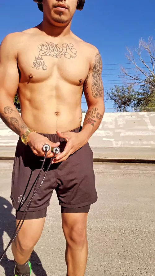 Outdoor workout today by Steven0530