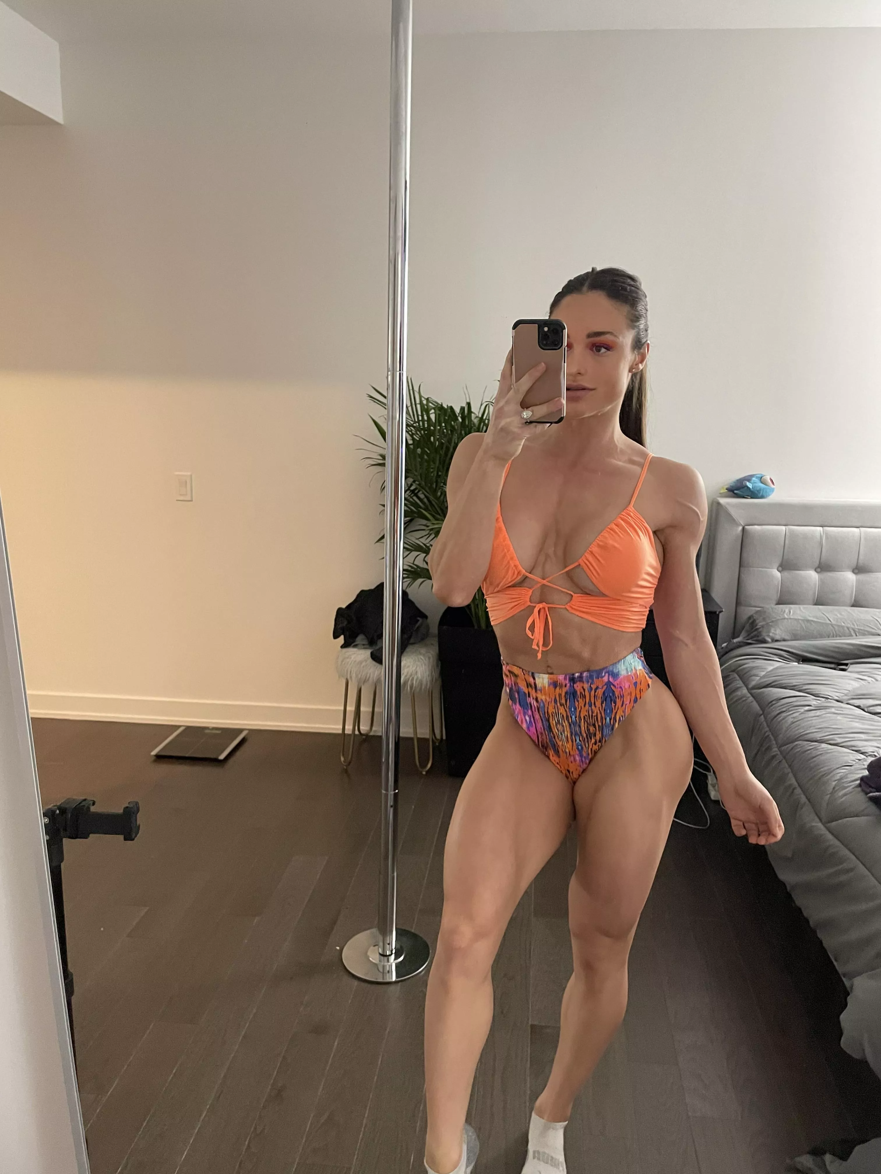 outfit from Friday's rave night, neon theme😉 posted by Rosefittt