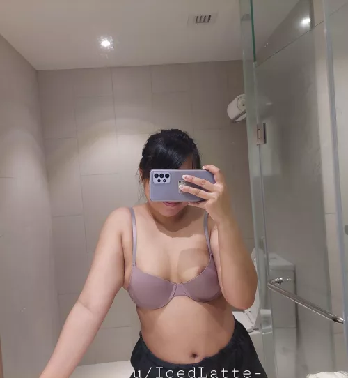 Outgrew my old bra, should I get new ones or just go braless? 🤔 [F] by IcedLatte-