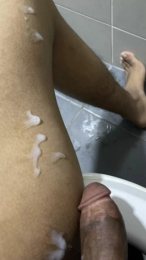 painted on my thigh by Flashy_Edge_6055