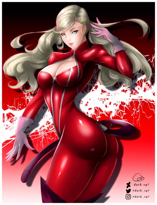 Panther Ann Takamaki (Dark-sq7) [Persona] by sequence_string