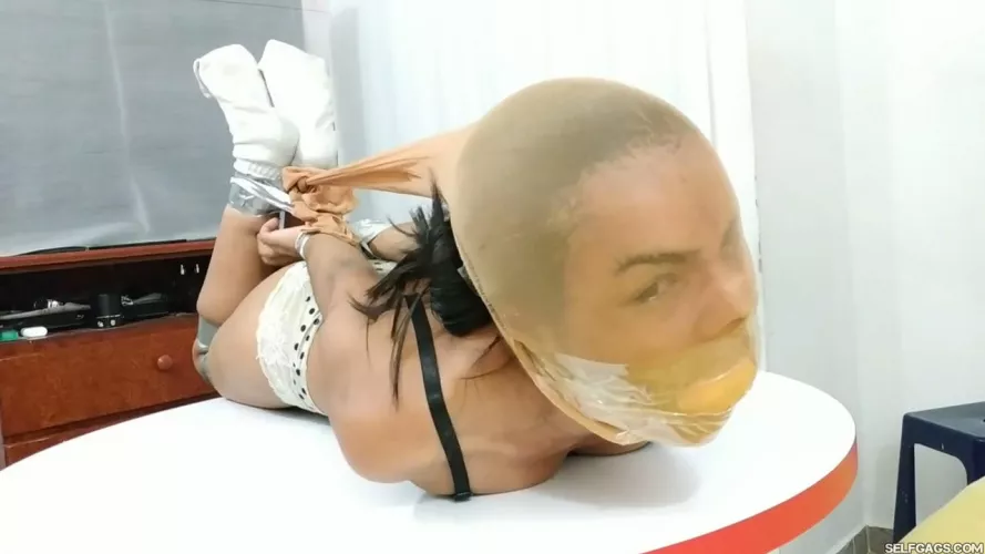 Pantyhose Hooded :D by Selfgags