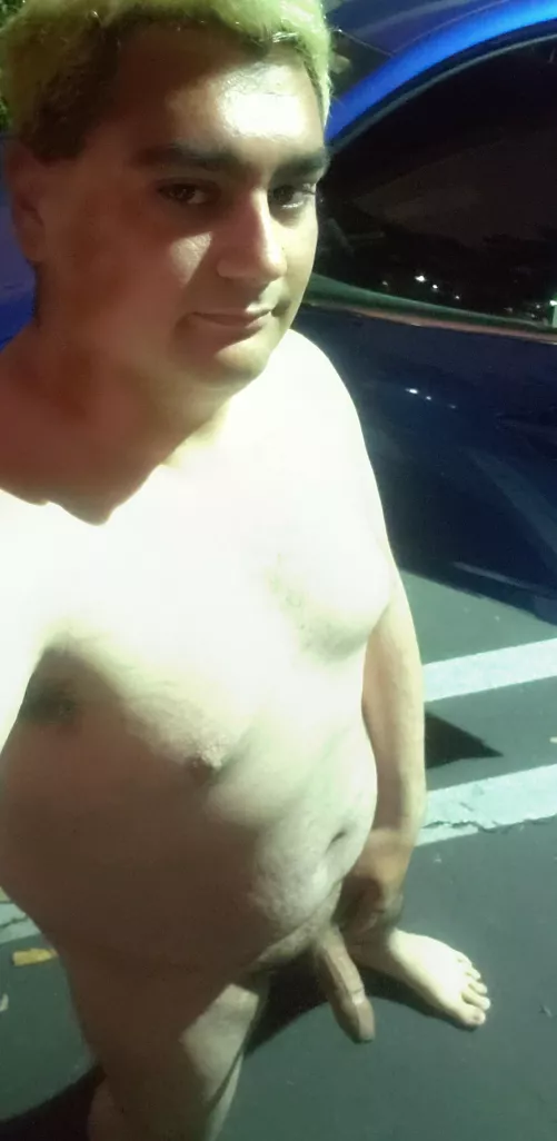 parking lot stroll at midnight! by hg_dreamer