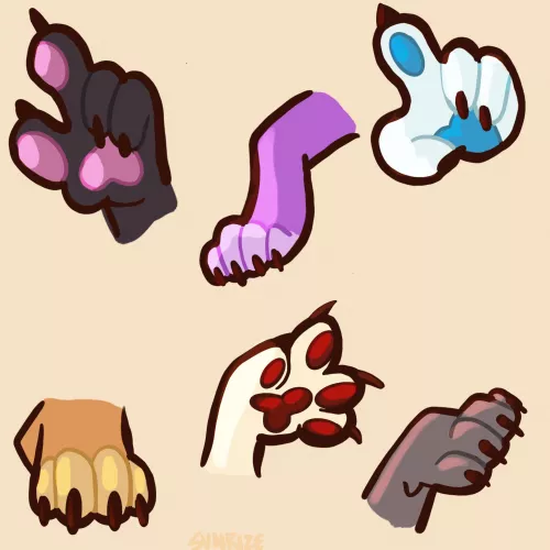 paw day! (art by me) by SunriseHinode