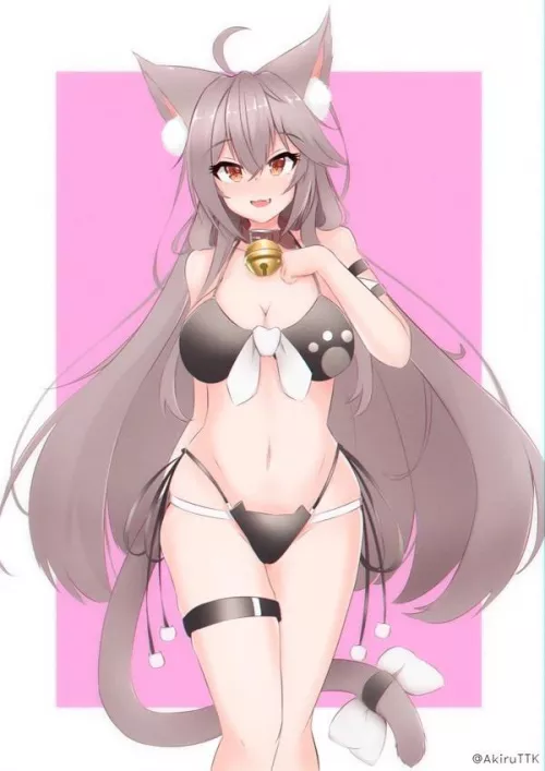 Paw print bikinis nya by Oppai-Of-Foom