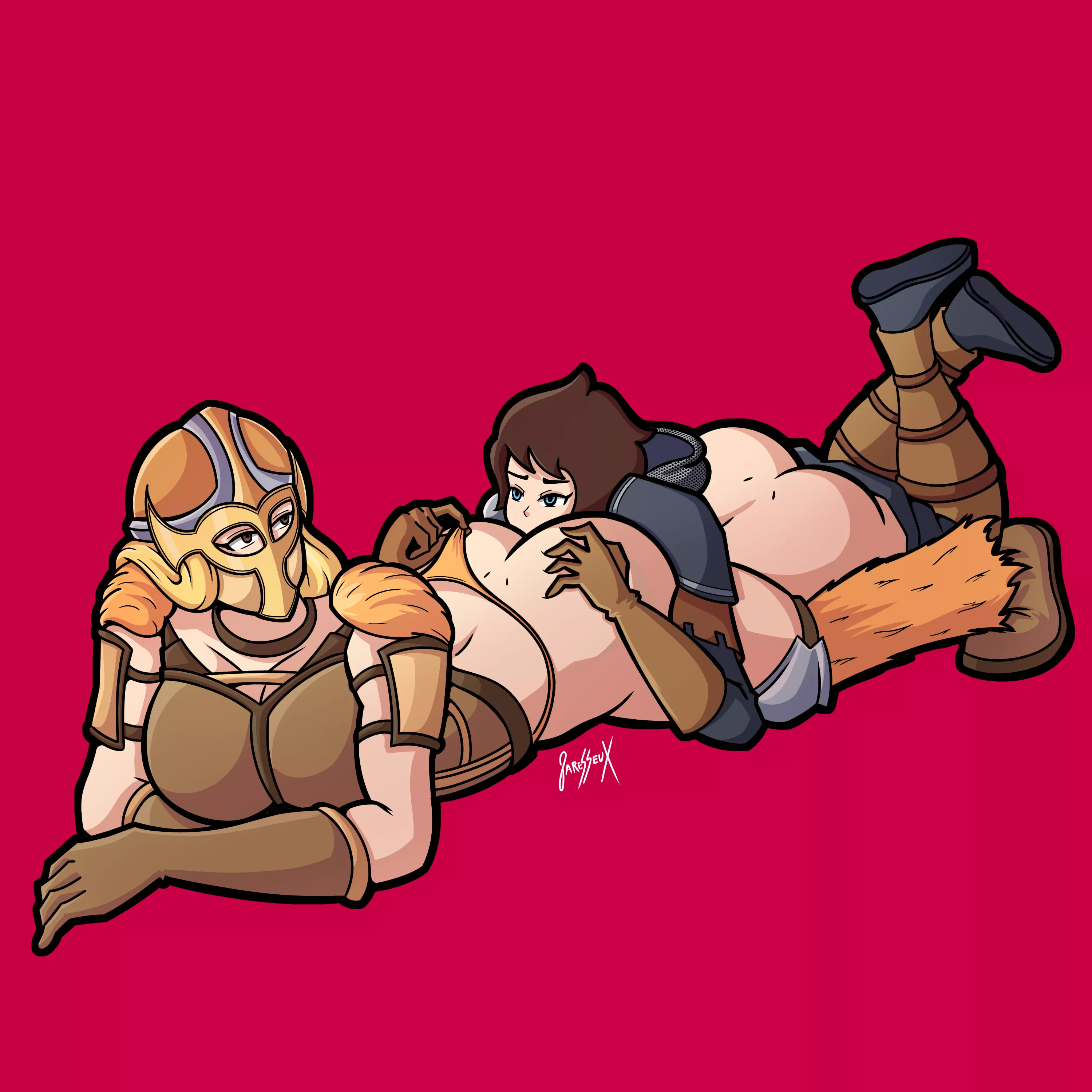 Peacekeeper eating Valkyries 🍑 [For Honor] (ParesseuxOwO) posted by Environmental_Ice891