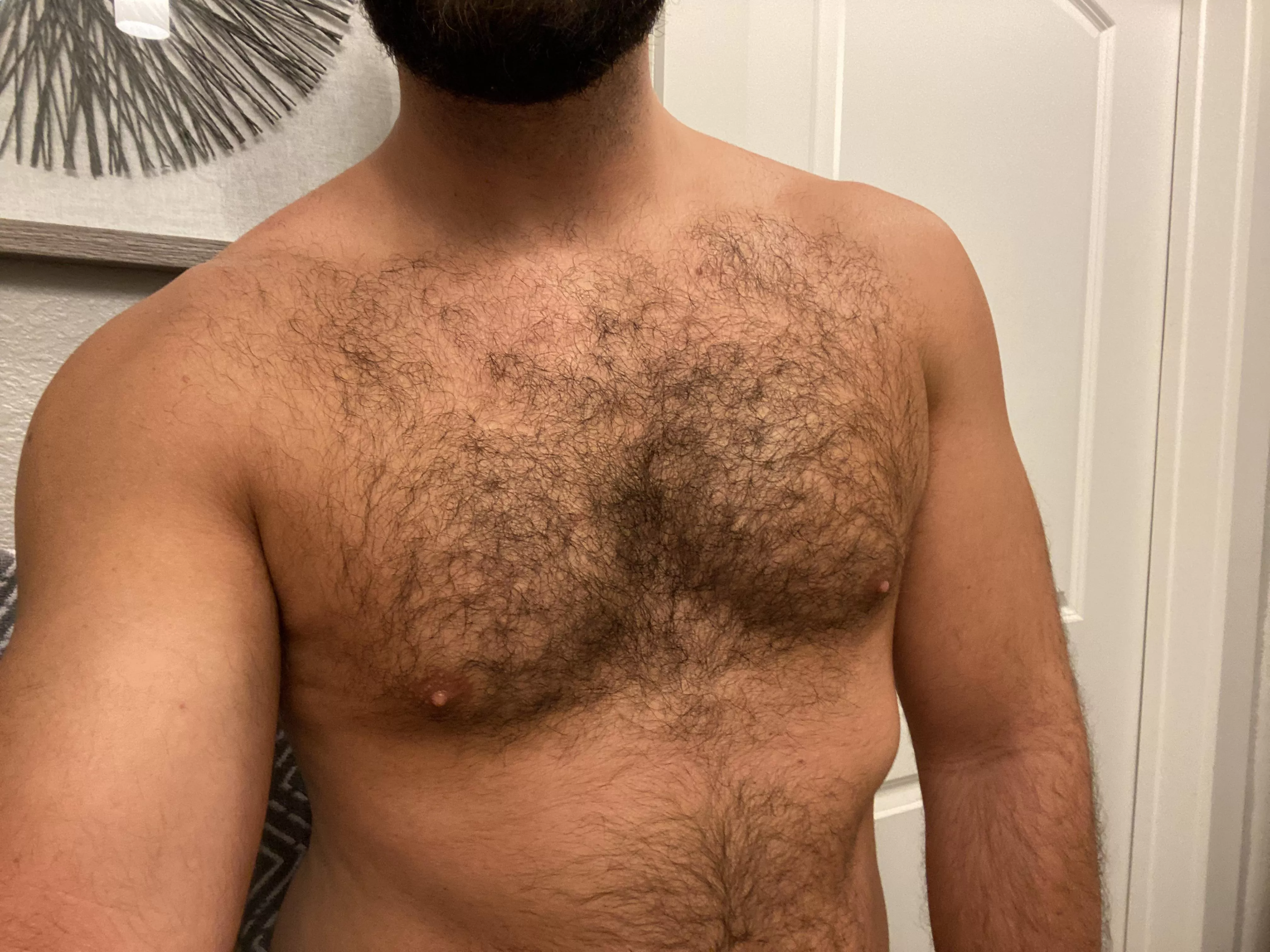 Pecs are starting to grow. Want to see something else grow? posted by scbrad13
