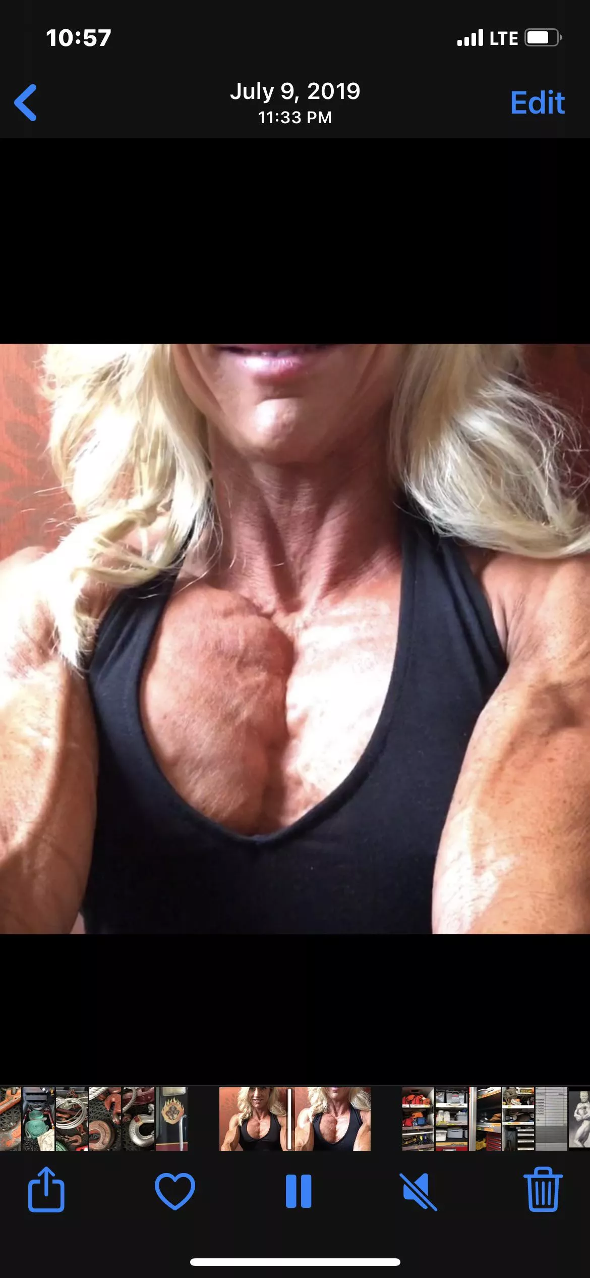 Pecs flex at dinner posted by tooBed