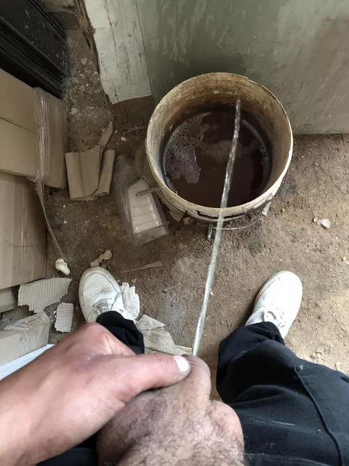 Pee bucket by Aggressive-Vin