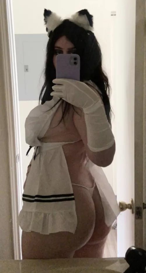 Peekaboo thong by purplebentley