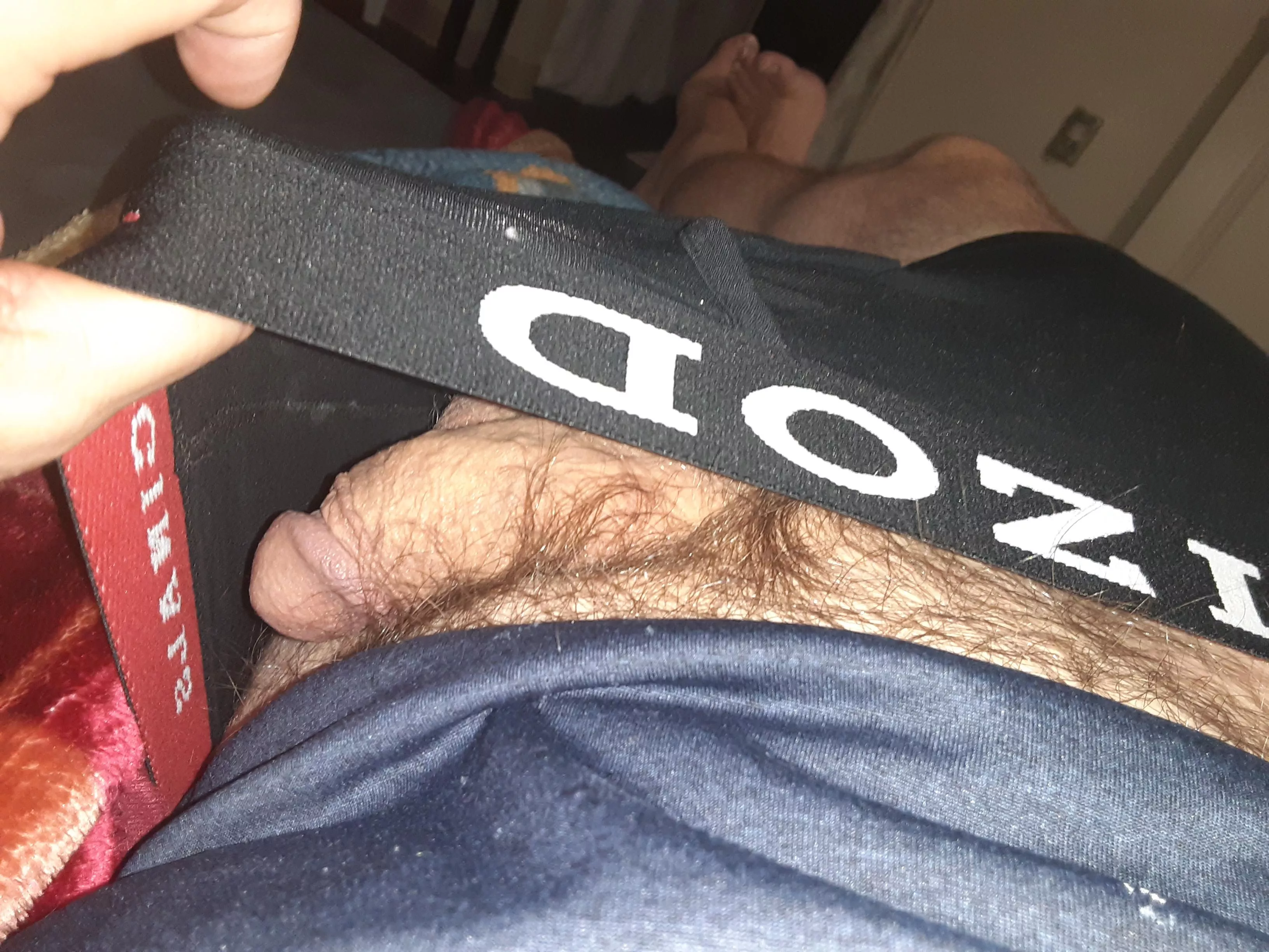 peeking out posted by horny4jizm