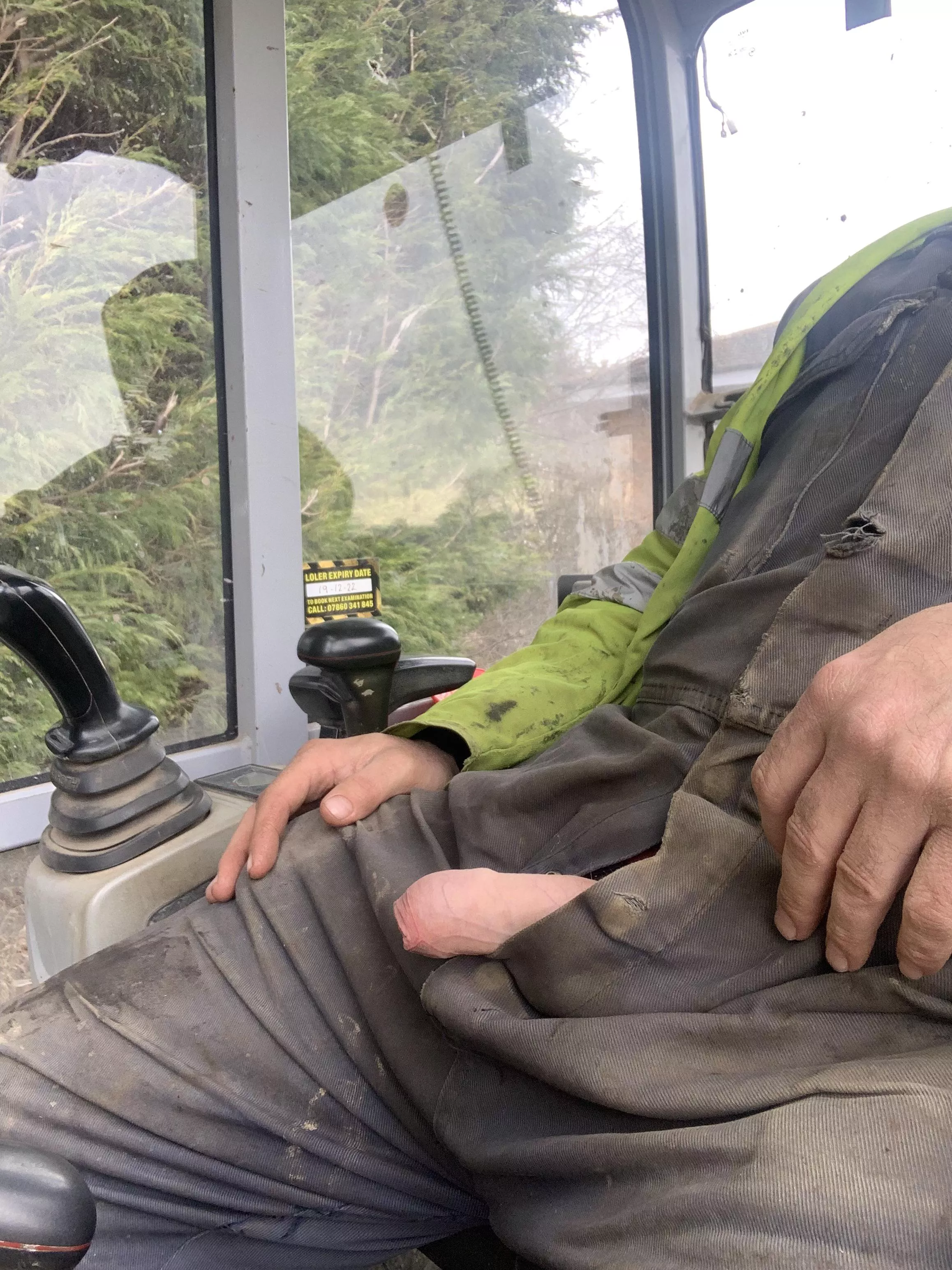 Peeking out of the digger! 😂 posted by Boredoldgamer