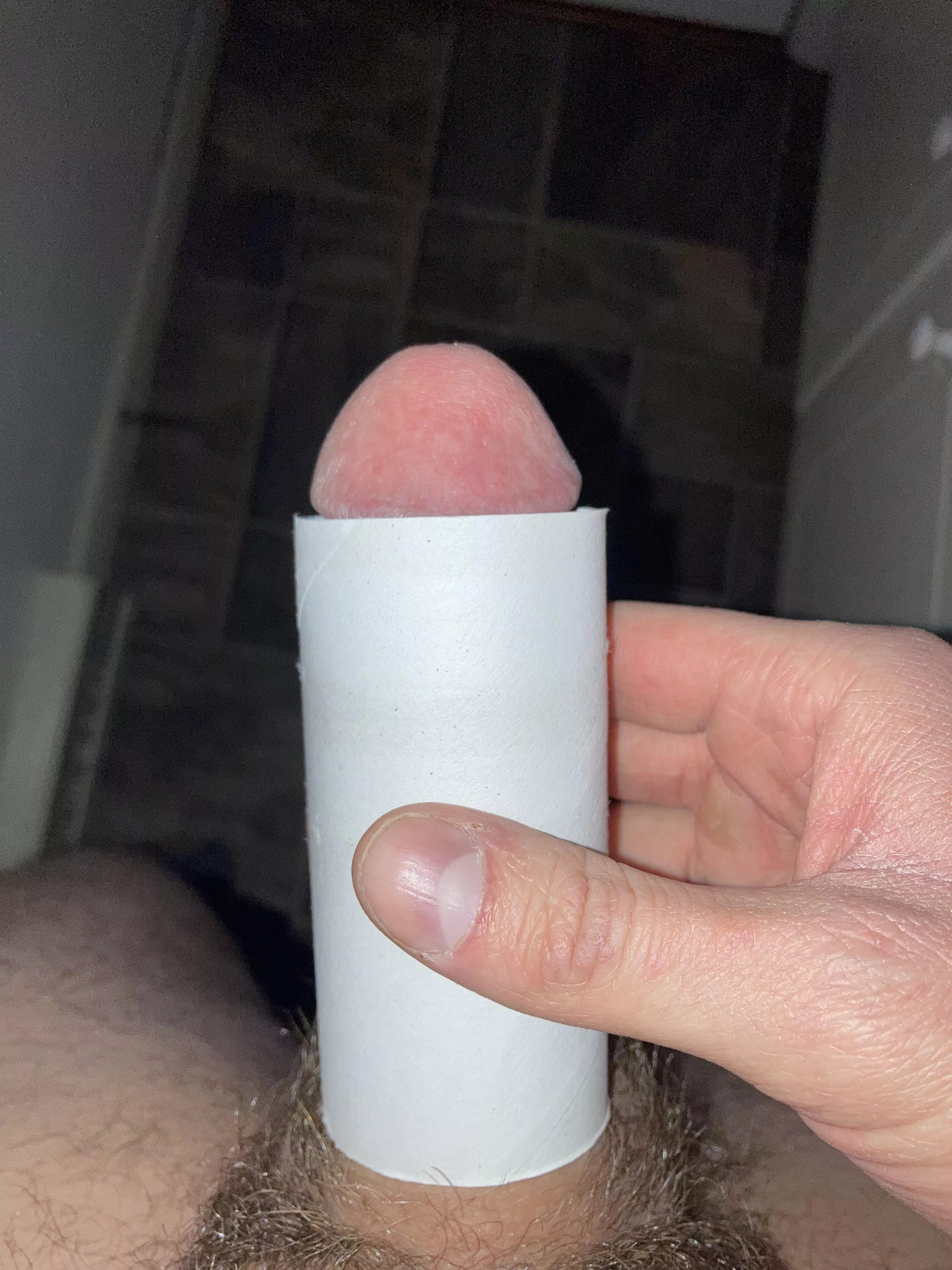 Pencil dick fits with plenty of room to spare posted by Daniii90