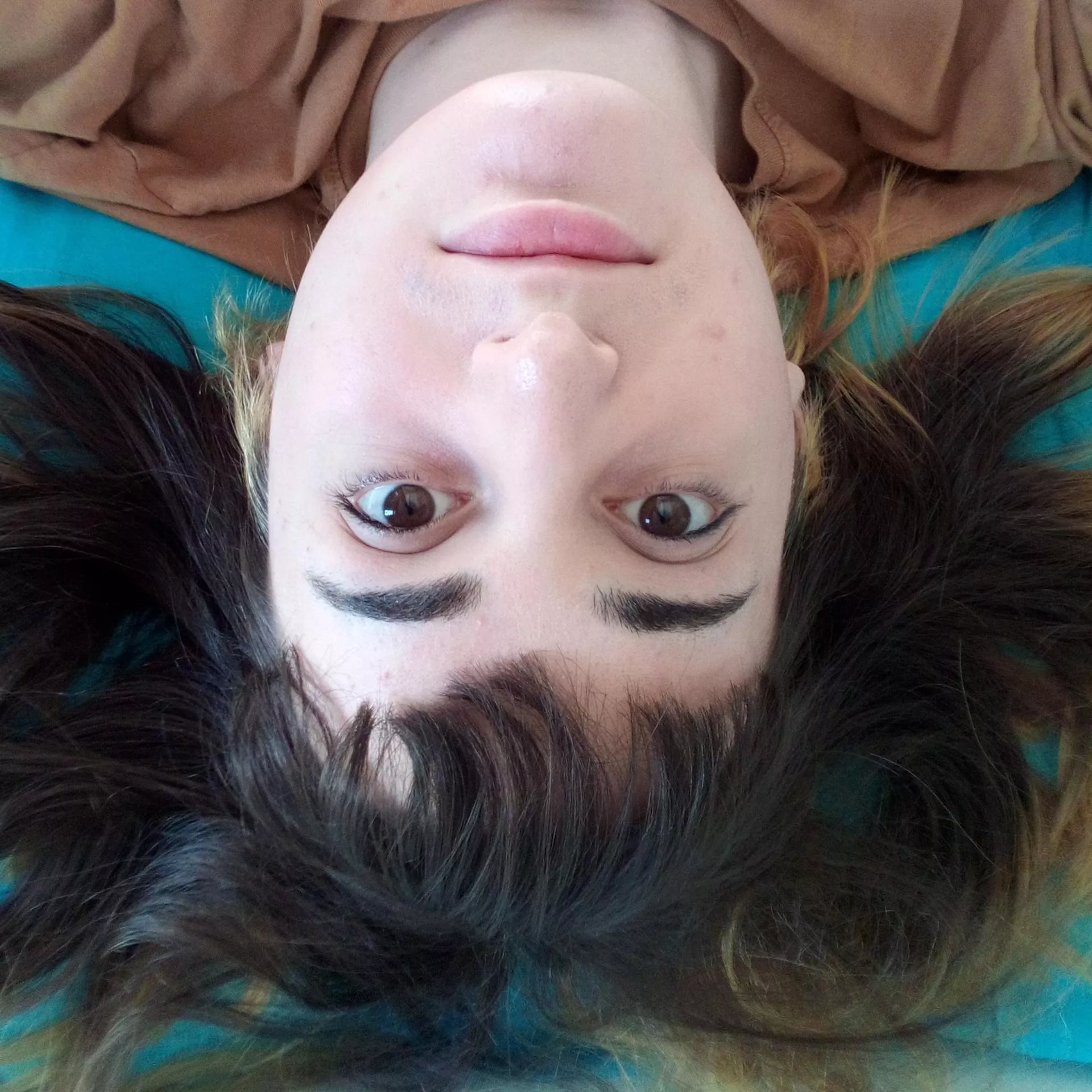 people seemed to like my face here so there you go 🥰 posted by mushroom_tgirl