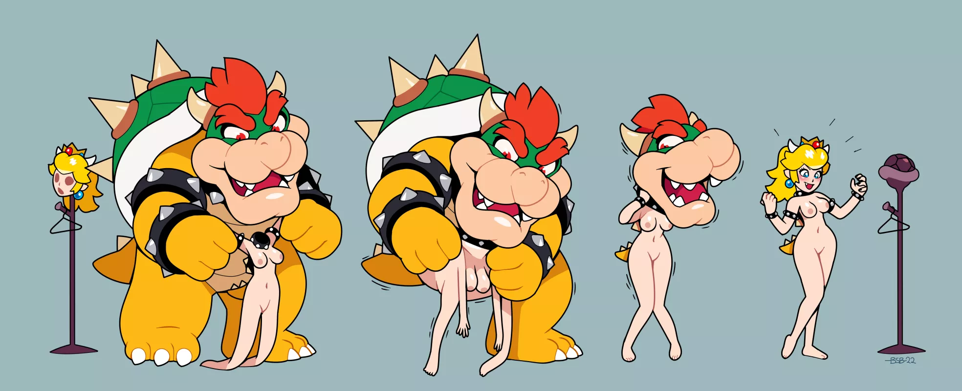 Perfect Disguise by Blackshirtboy (Suit, Bowser to Bowsette) posted by not4myprimary