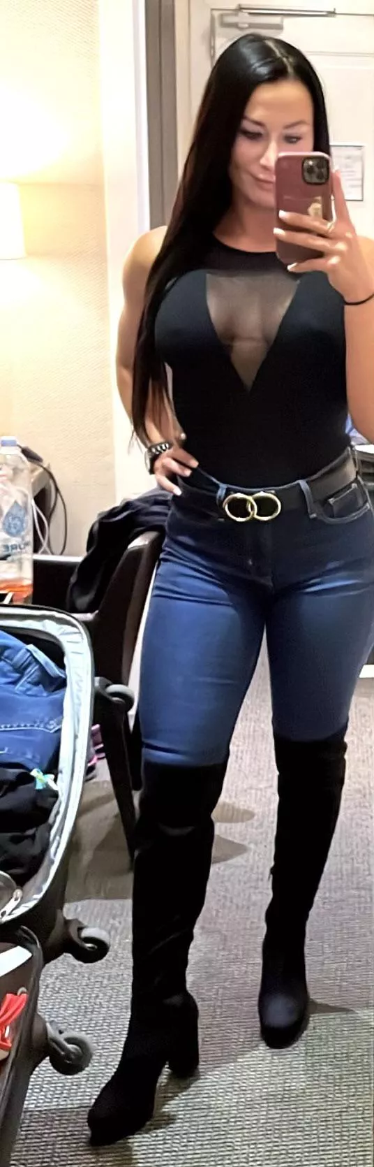 Perfect hard pokies (and sexy legs in tight jeans) posted by cumexplosion