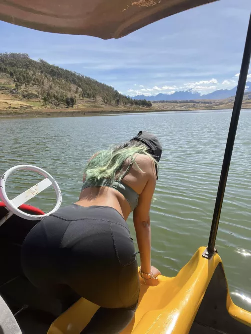 Perfect place to pull my yoga pants off and enjoy the view by saddgirlcam