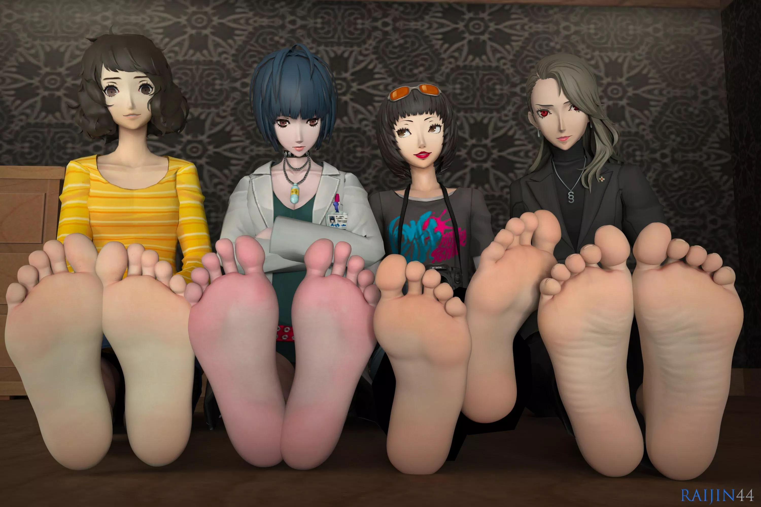 Persona 5 Gal's feet. (Raijin44)[Persona 5] posted by Banime2019