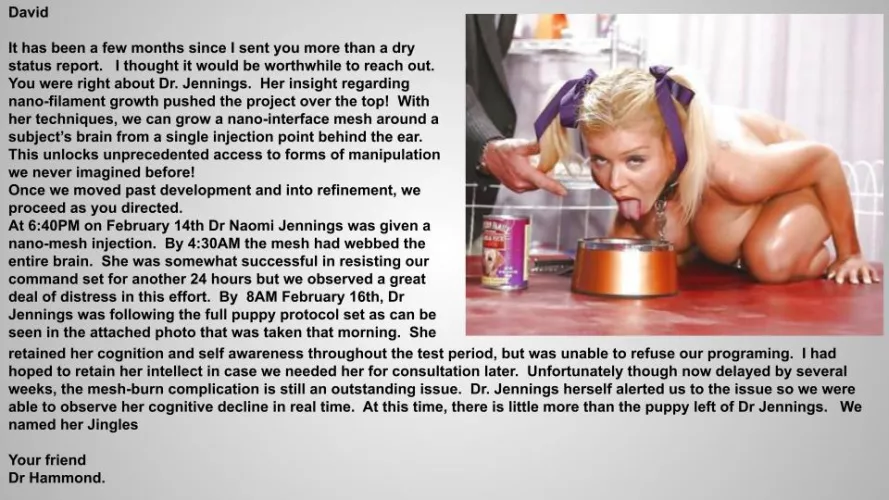 Personal correspondence within FEMD by LordOseleon