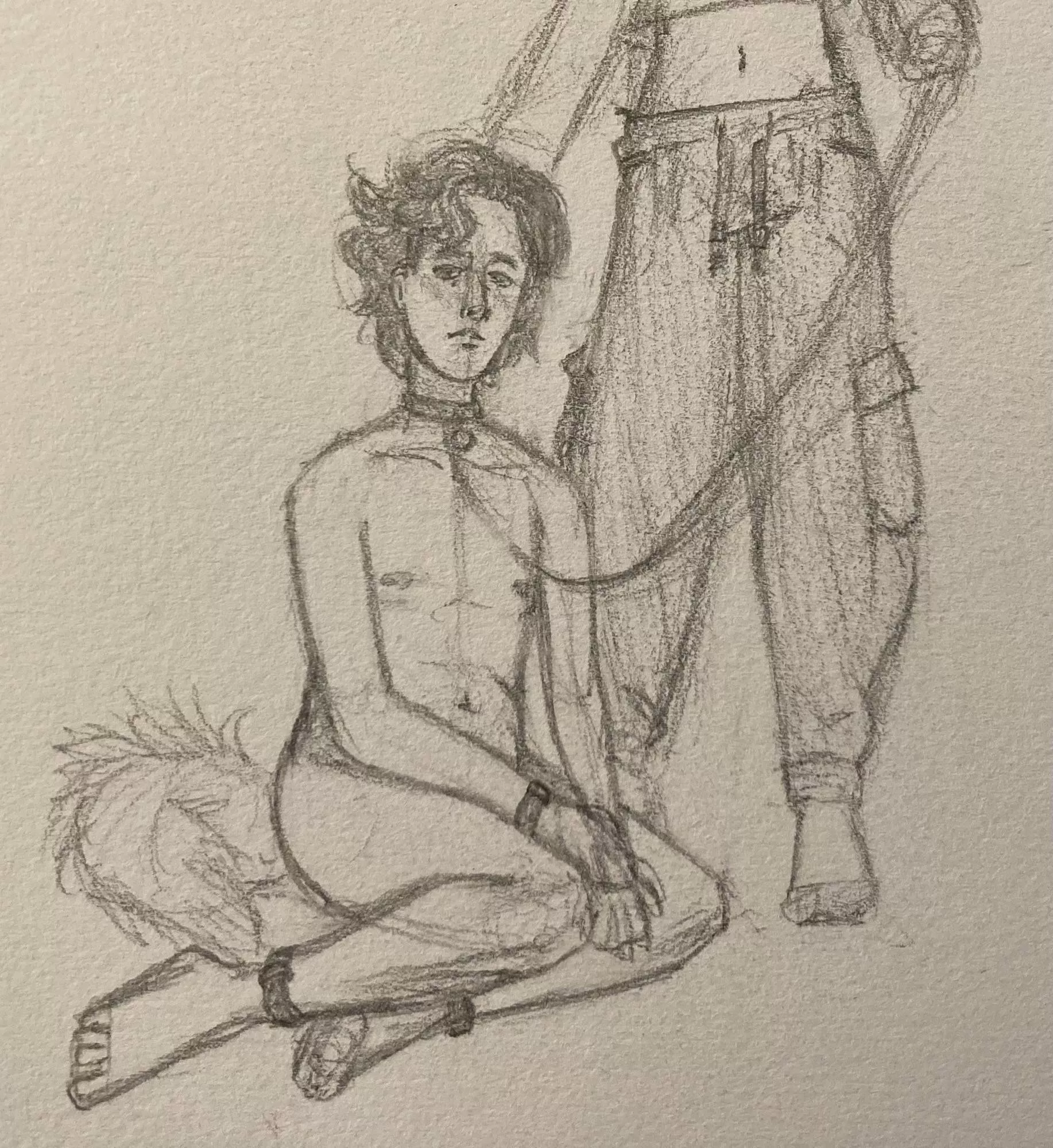 Pet on a leash. I’m happy with how this one turned out! posted by SunstoneGal