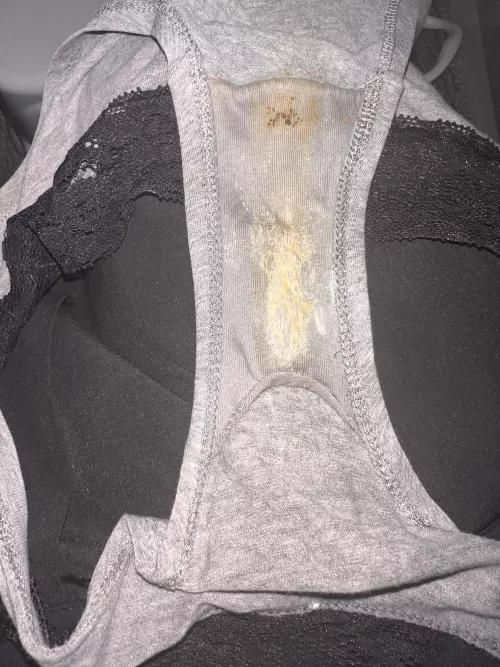 Petite wife’s daily panties. Creamy little mom bod. by drtbg21