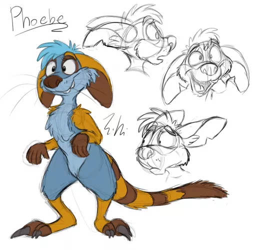 Phoebe wallaby - Sketches by me by PhoebeWallaby