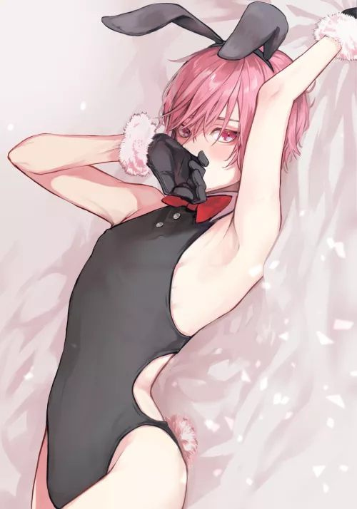 Pink Haired Bunny (30amamiya r) [Original] by sequence_string
