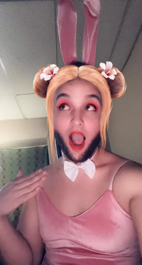 pink sissy bunny can’t stop thinking about pink slutty outfits high heels and dressing slutty for the club incase this sissy gets some dick ;) by Tall-Appearance-7787