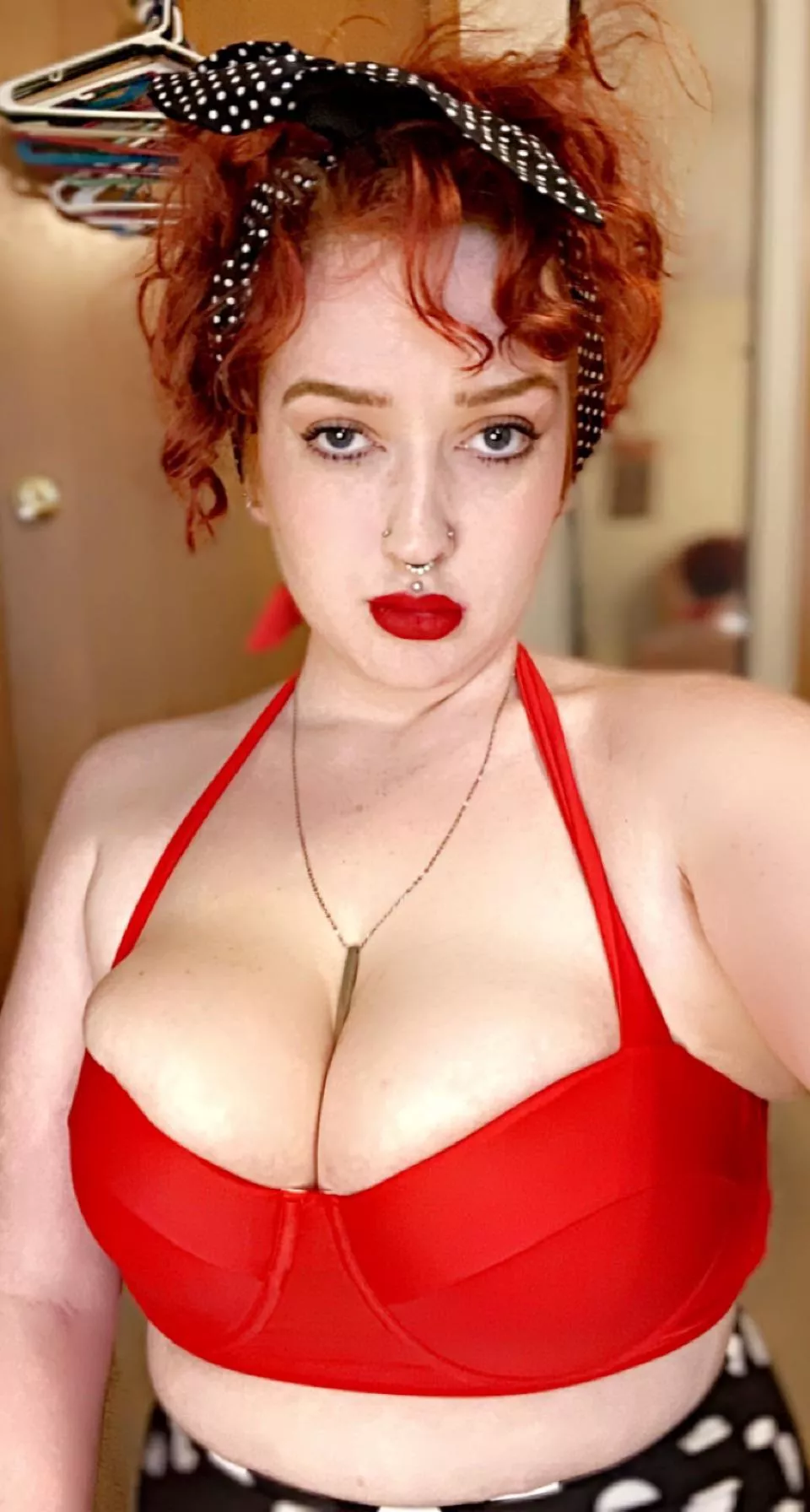 Pinup girl. My piercings give me away posted by cpgig