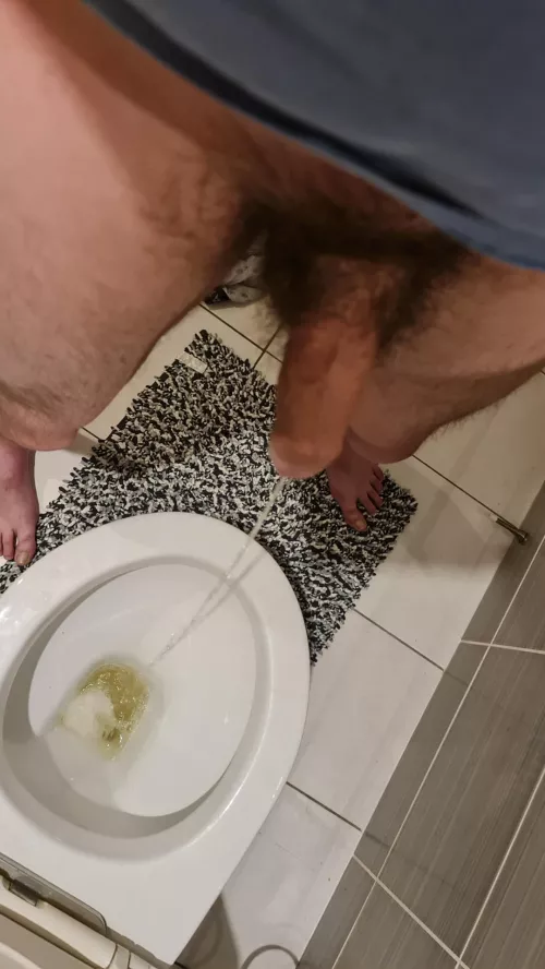 piss before a bath by wingedsock2