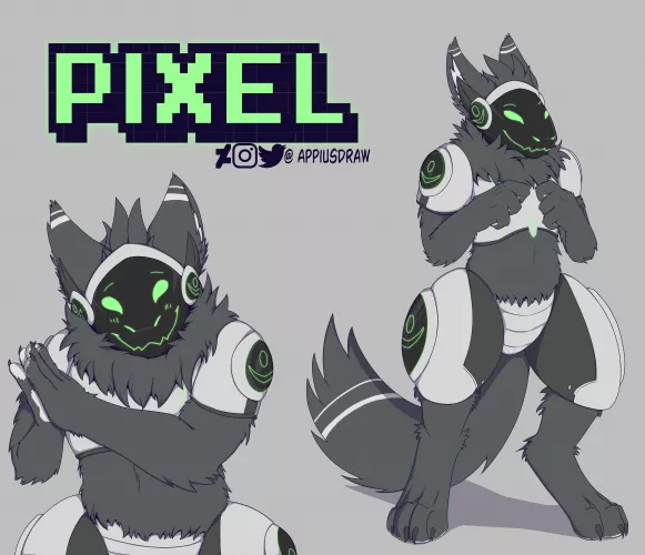 Pixel (art by Me) by AppiusWoof
