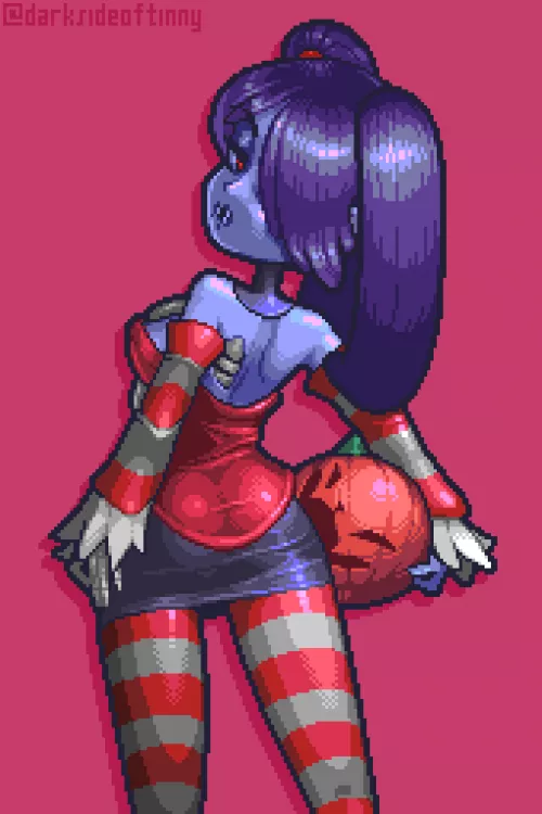 Pixel Squigly from Skullgirls by TinnyCogston123