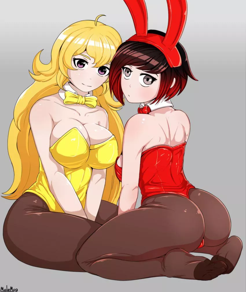 Playboy bunny tryouts with yang and ruby posted by Batgod0611