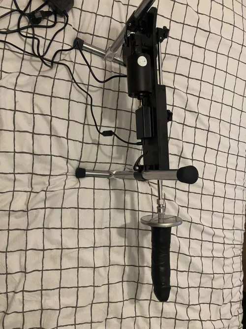 Playing with my machine today😏 by Slavefrank21