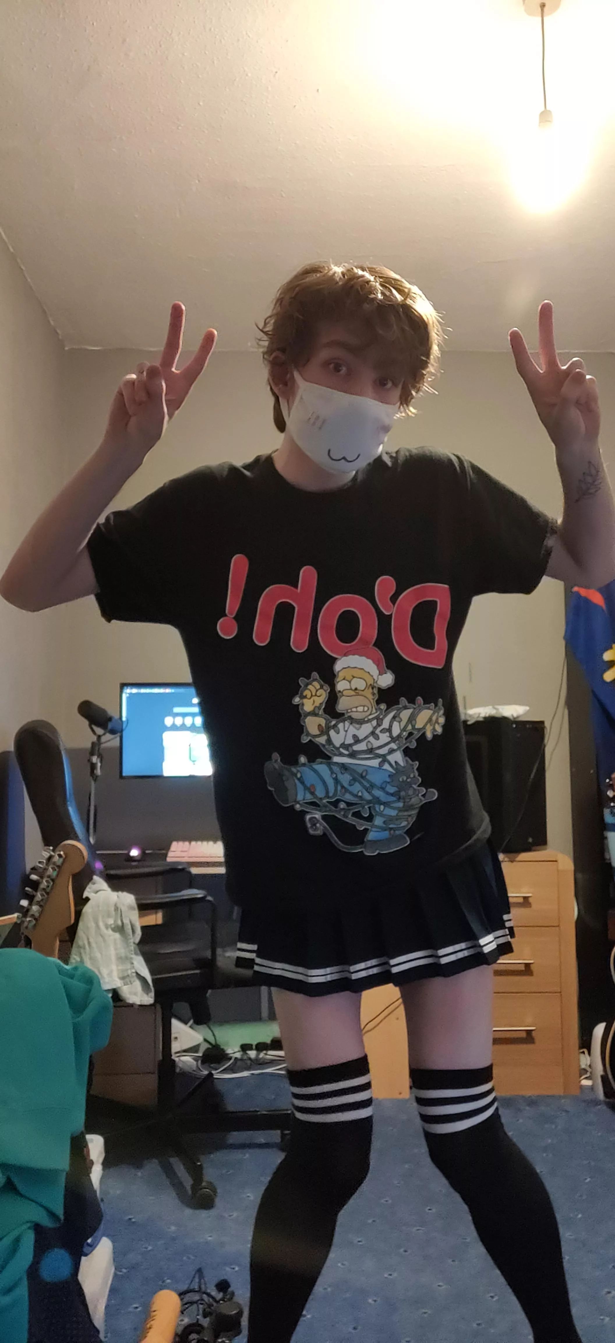 please excuse the Christmas shirt >~< posted by Kisix