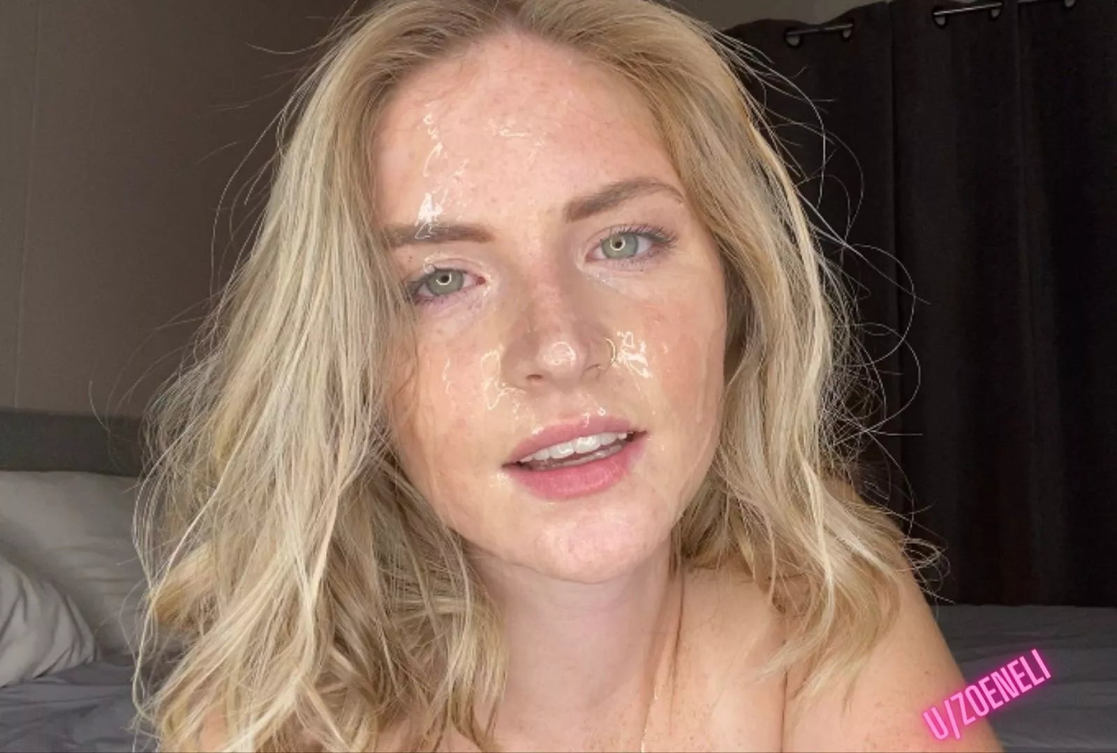 Please make more of a mess on my face 🥺 posted by zoeneli